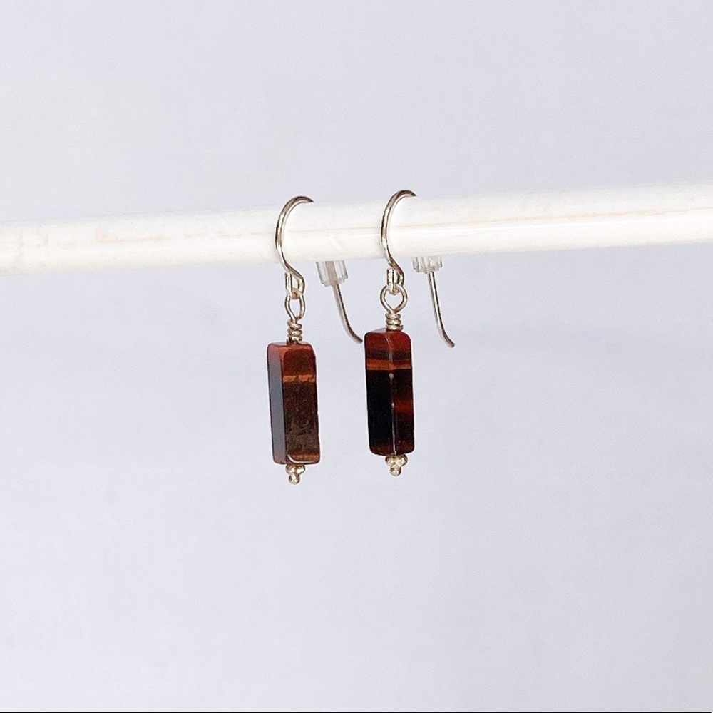 🎉 dainty drop sterling silver earrings